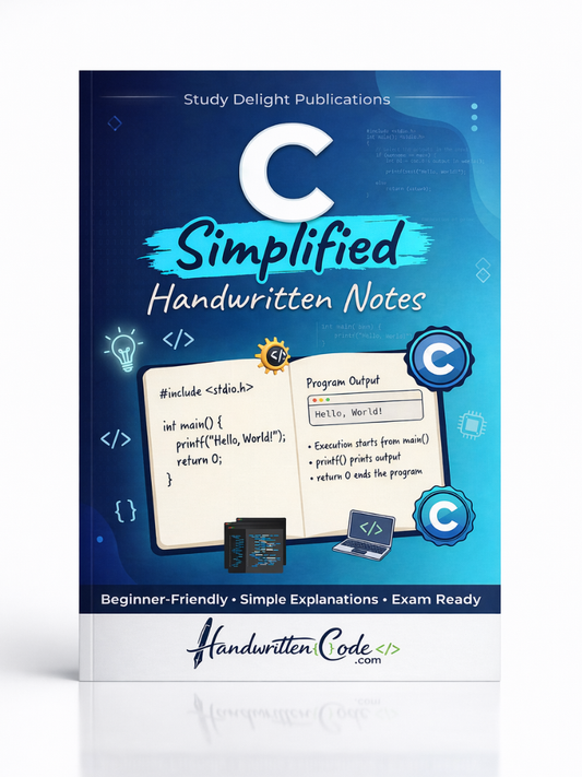 Handwritten Code