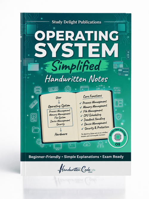 Operating System Simplified Handwritten Notes