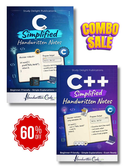 C Simplified Handwritten Notes