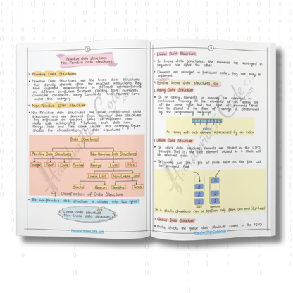DSA with Java Simplified Handwritten Notes