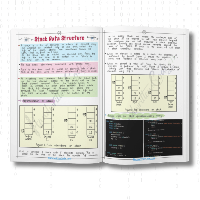 DSA with Java Simplified Handwritten Notes
