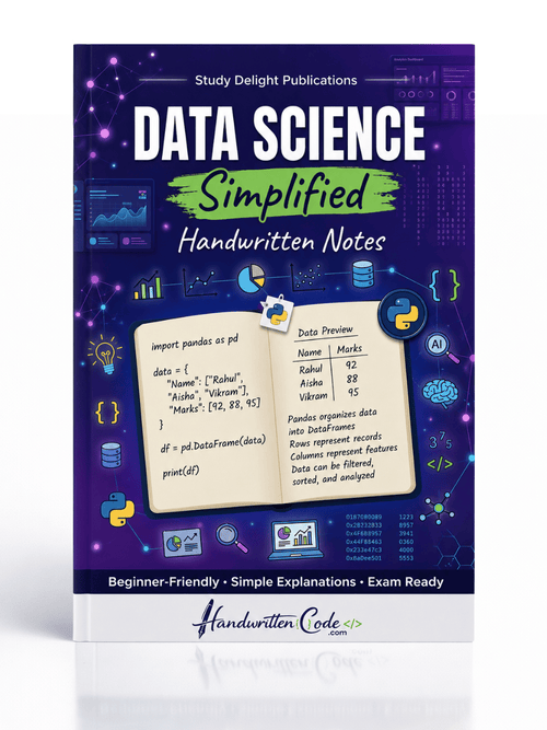 Data Science Simplified Handwritten Notes