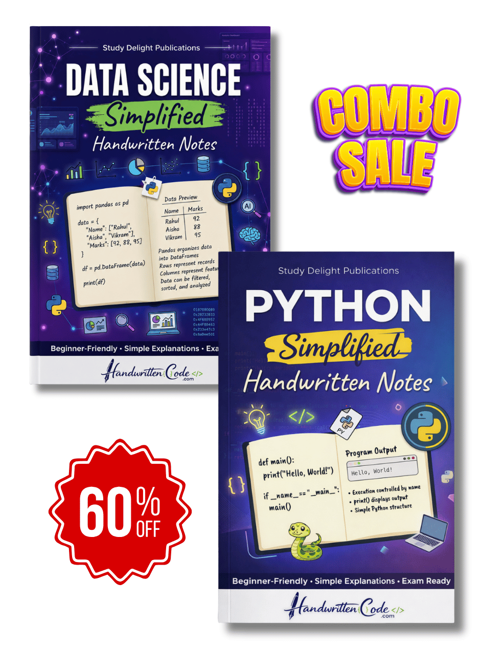 Data Science Simplified Handwritten Notes