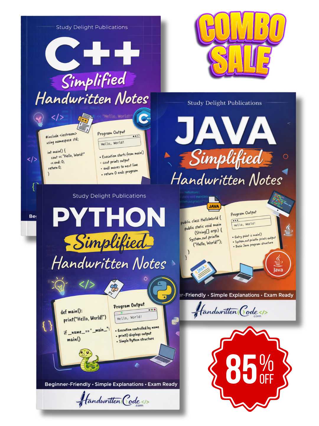 Python Simplified Handwritten Notes