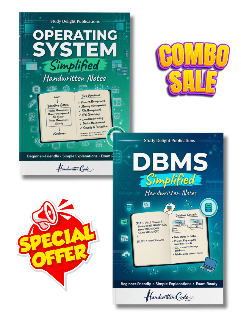 Operating System Simplified Handwritten Notes