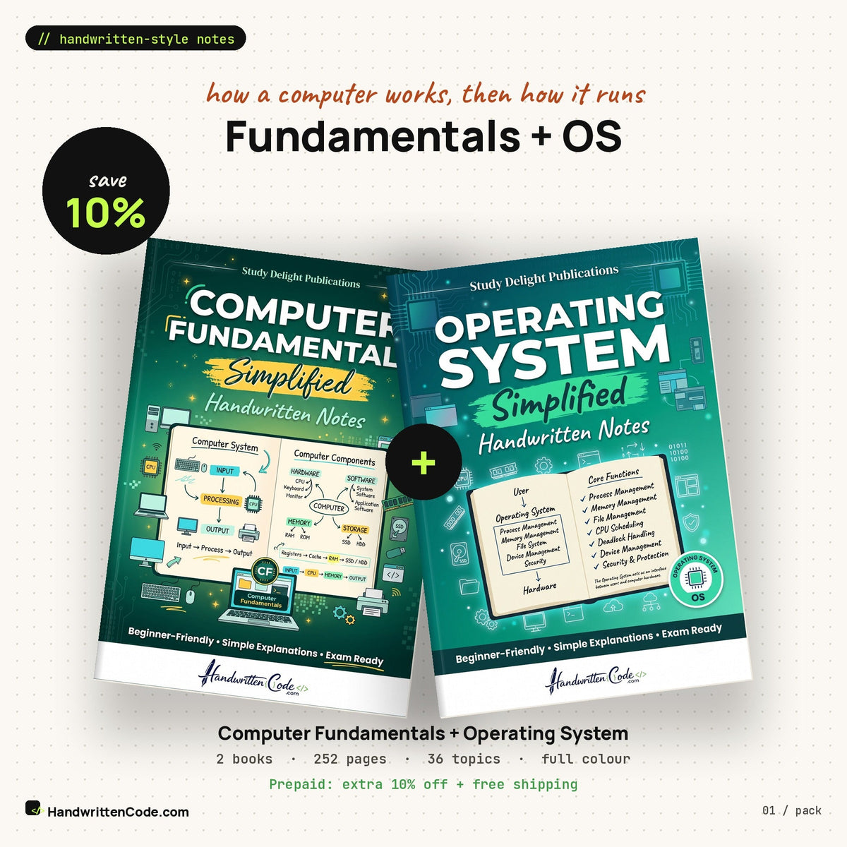 Computer Fundamentals + Operating System pack