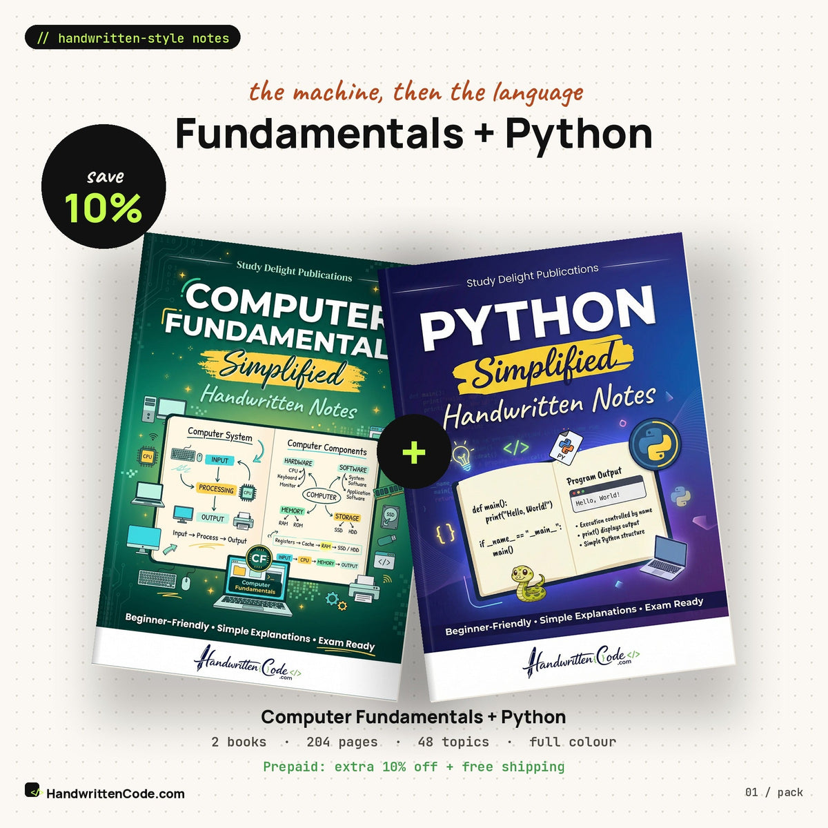 Computer Fundamentals + Python pack