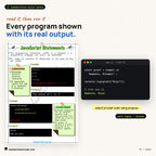 Every program shown with its real output