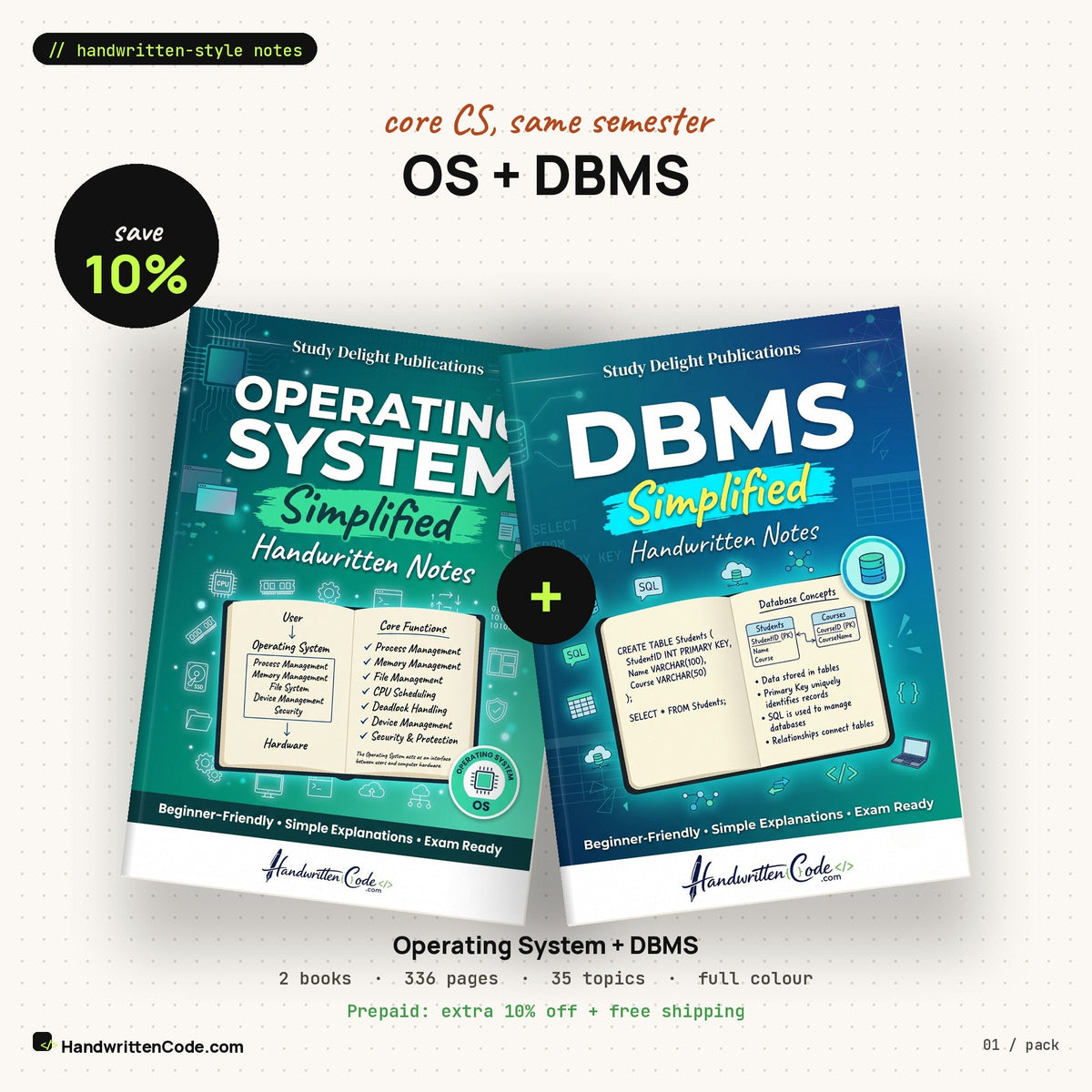 OS + DBMS pack