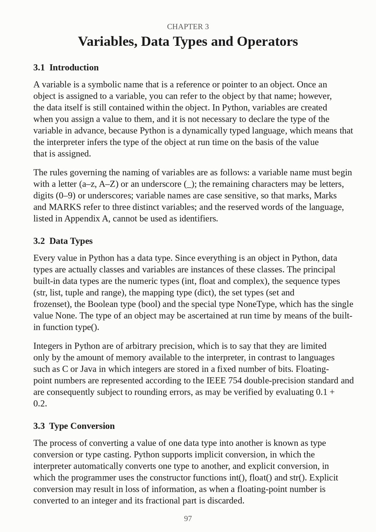 A typed Python textbook page