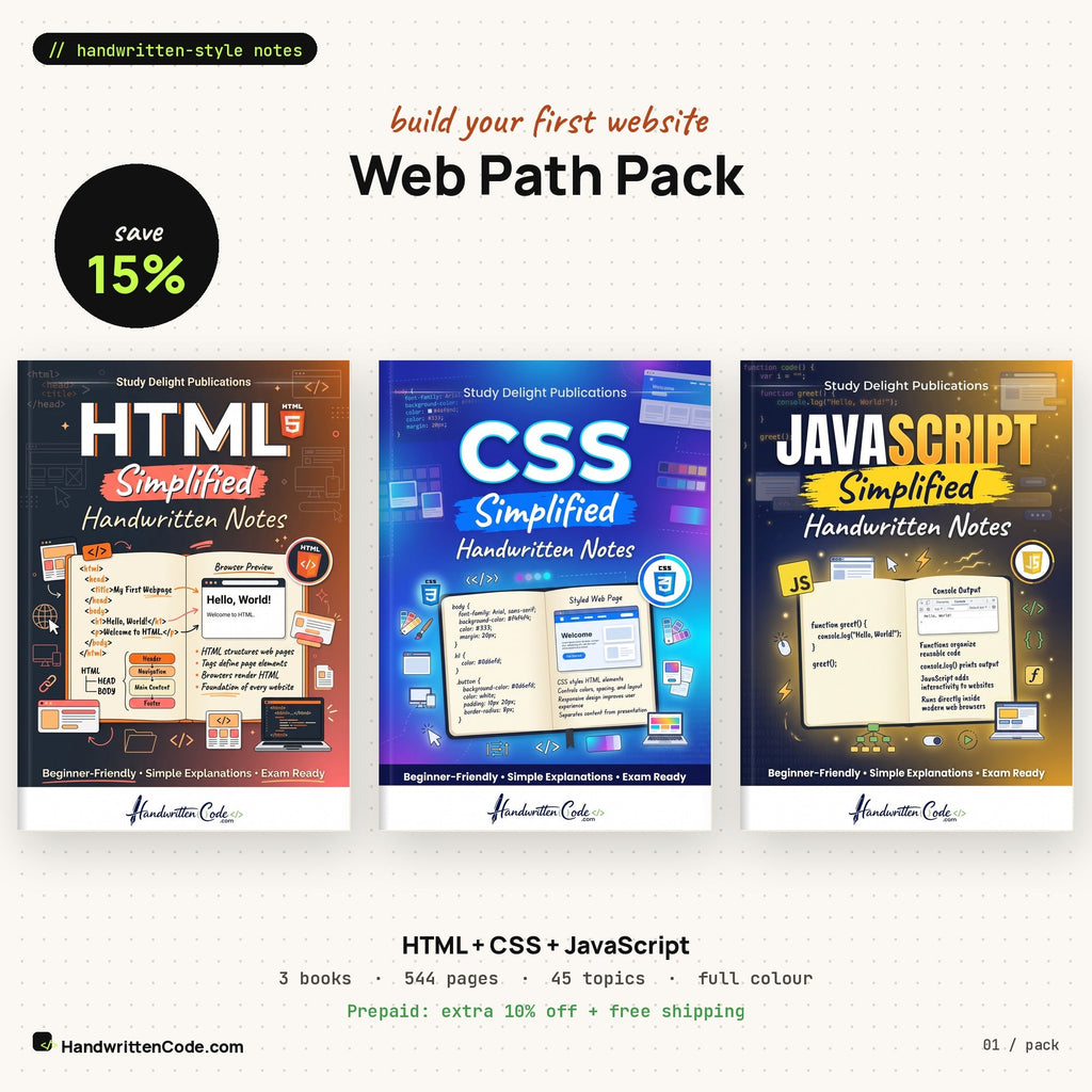 HTML + CSS + JavaScript pack